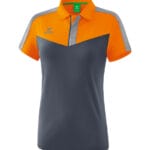 ERIMA Damen Squad Poloshirt orange grau