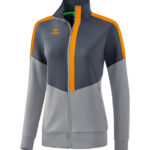 ERIMA Damen Squad Worker Jacke grau orange