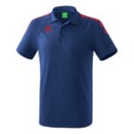 ERIMA Essential 5-C Poloshirt blau rot