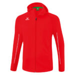 ERIMA LIGA STAR Trainingsjacke mit Kapuze rot weiß