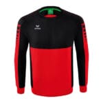 ERIMA Kinder Six Wings Sweatshirt rot schwarz