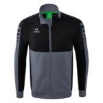 ERIMA Six Wings Worker Jacke grau schwarz