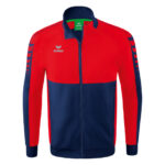 ERIMA Kinder Six Wings Worker Jacke blau rot