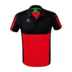 ERIMA Six Wings Poloshirt rot schwarz