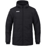 JAKO Coachjacke Team mit Kapuze schwarz F800