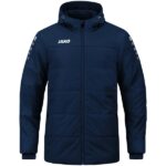 JAKO Coachjacke Team mit Kapuze blau F900