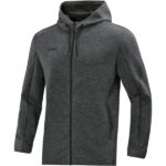 JAKO Kapuzenjacke Premium Basics grau F21