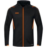 JAKO Kapuzenjacke Challenge schwarz orange F807