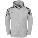 uhlsport Goal 25 Evo Woven Hood Jacket schwarz grau F213