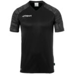 uhlsport Kinder Goal 25 Trikot Kurzarm schwarz grau F222